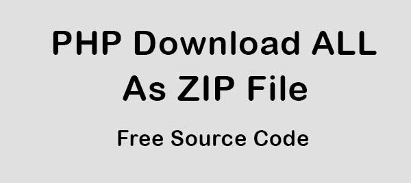 PHP ZipArchive